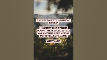 Can You Solve This Musical Riddle?