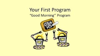 Week3 Lesson2 Video5 EV3: Your First Program - Good Morning Program