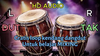 Gratis sampling kendang multitrack mentah || belajar mixing kendang || kendang terpisah