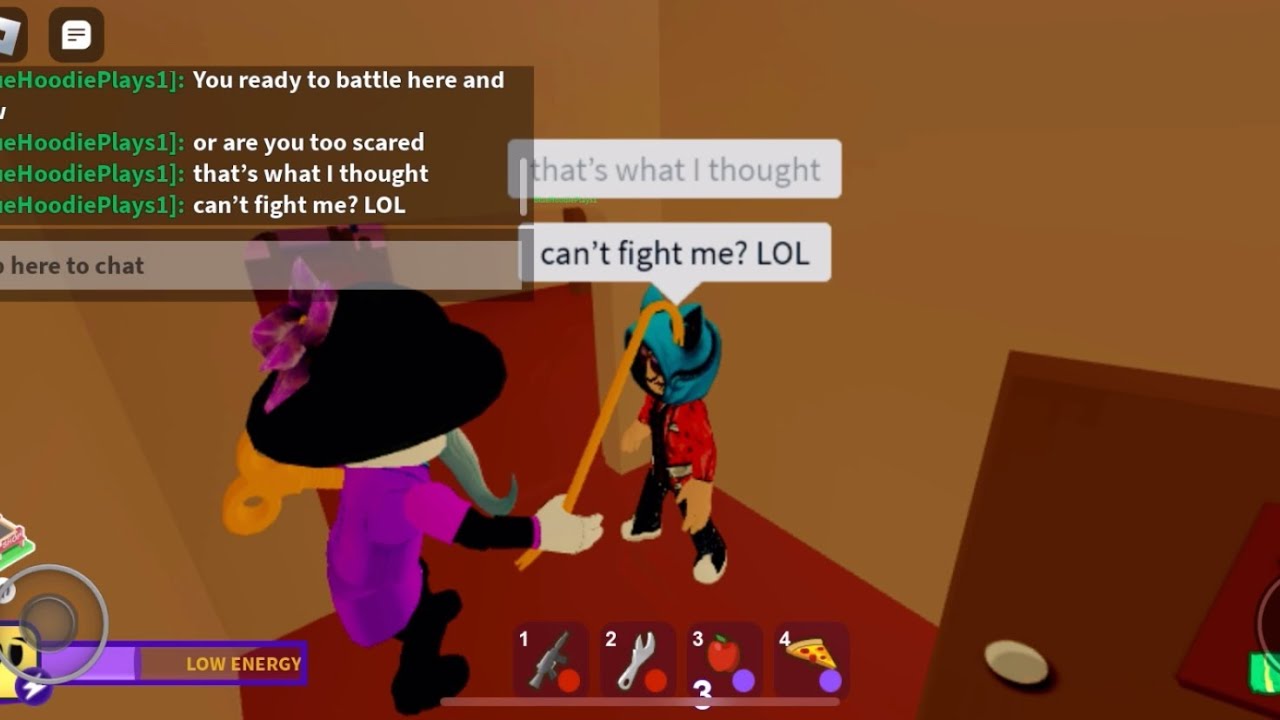 When Scary Larry can’t fight you