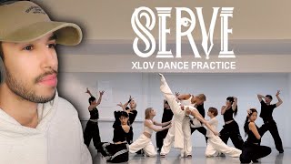Reaction to XLOV 엑스러브 ‘SERVE’ Dance Practice