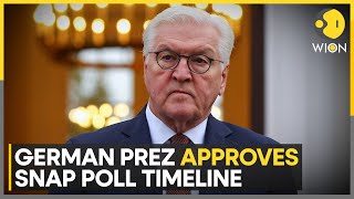 German President Approves Snap Poll Timeline | World News | WION