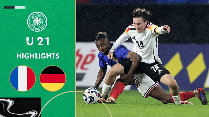Double lead gambled away | France vs. Germany 2-2 | Highlights | Under-21 Friendly