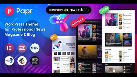 How to download Papr theme in WordPress for free testing only | Best Blog and Ecommerce theme