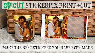 Cricut StickerPix Print + Cut - Candle Labels - This machine is AMAZING