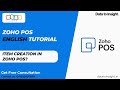 How to Create an Item in Zoho POS | Step-by-Step English Tutorial | Formerly known as Zoho Zakya