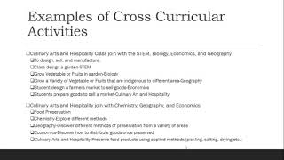 Steps for Cross Curricular Teaching