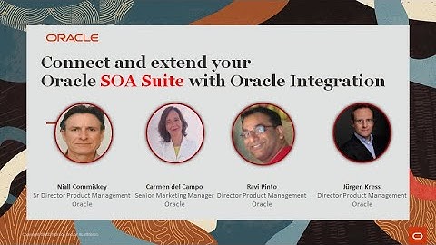 SOA Suite and Oracle Integration - solutions for Cloud and on-premises