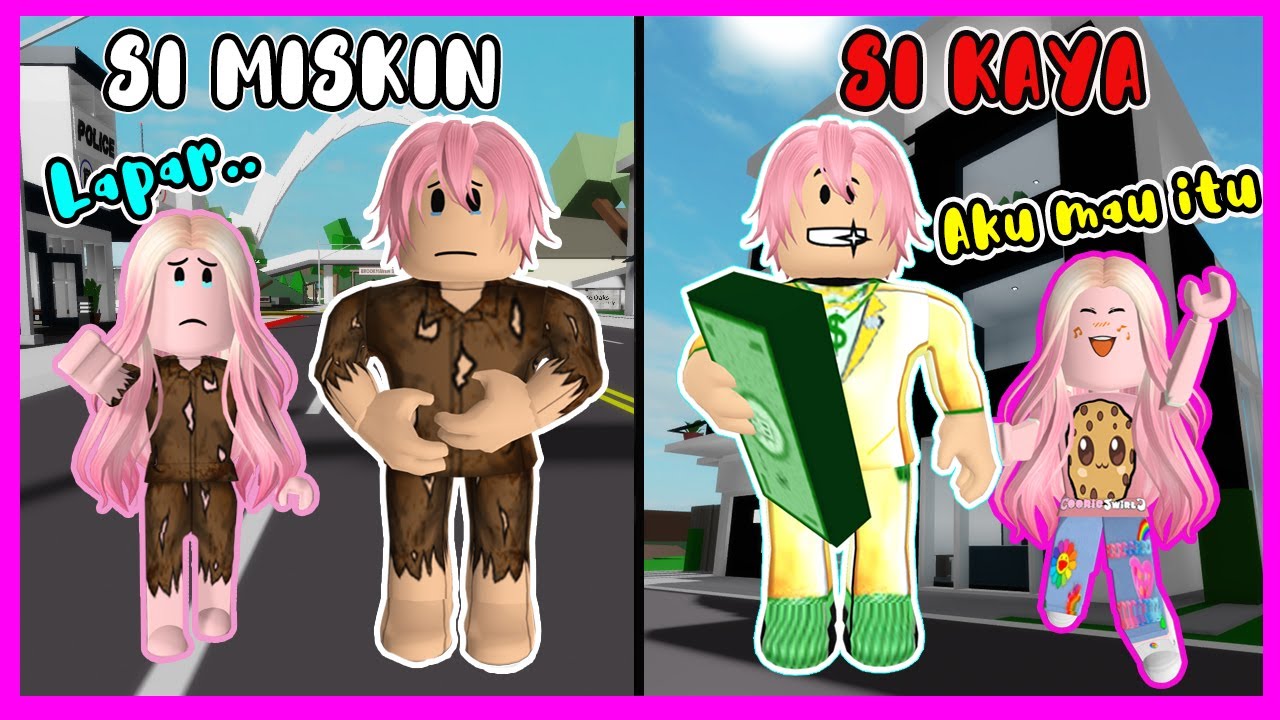 SI KAYA VS SI MISKIN di BROOKHAVEN RP feat @BANGJBLOX | ROBLOX ...