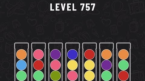 Ball Sort Puzzle Level 757 #ballsortpuzzle #ballsortpuzzlegameplay #puzzlegame #mobilegames