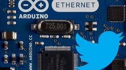 Arduino Twitter Client + LCD