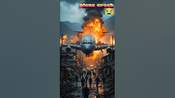 OMG🥱Plene crash😭 #shorts #ai #animation #trending #viral