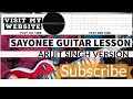 SAYONEE ARIJIT SINGH VERSION GUITAR LESSON | DROP D TUNING