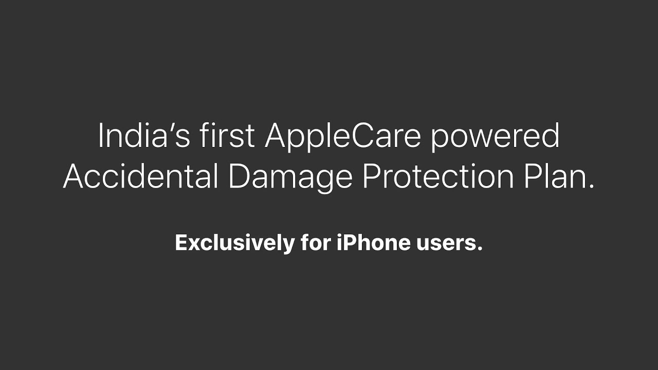 Apple Care Protection Plan( iPhone damage plan in India) YouTube