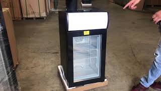 Counter top Freezer Turbo Air Countertop Glass Freezer Merchandiser Ice cream Commercial