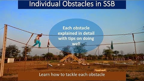Individual Obstacles (IO) in SSB explained in  English