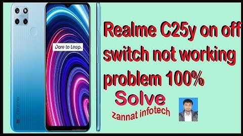 Realme C25y on off switch not Working problem 100% solve//How to Realme C25y on off switch problem