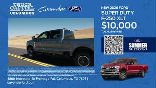 Cavender Ford - August 2026 Offer Cavender Ford Columbus Tx
