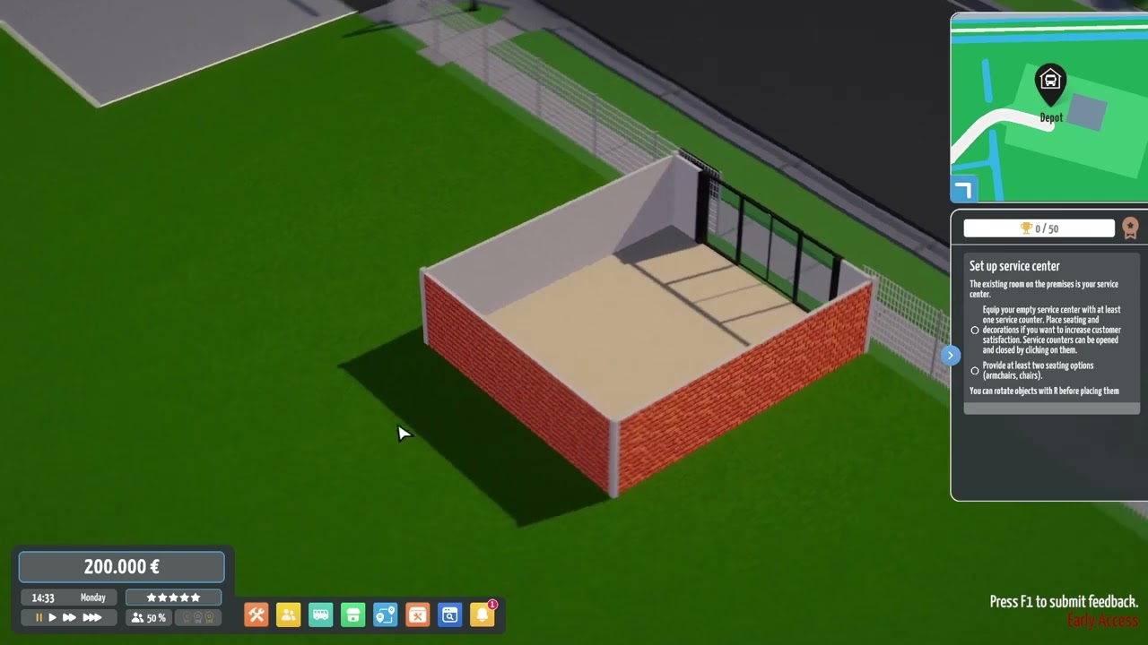 City bus manager S01 EP01 Eerste bus depot ontdekken hoe en wat