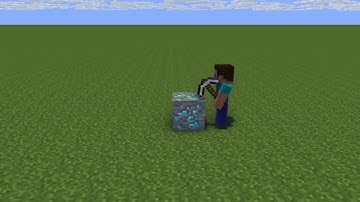 My first Mine-imator animation: Man mines diamond