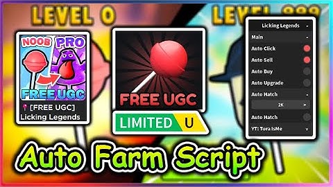 [UGC LIMITED] Roblox Licking Legends Script - Auto Farm