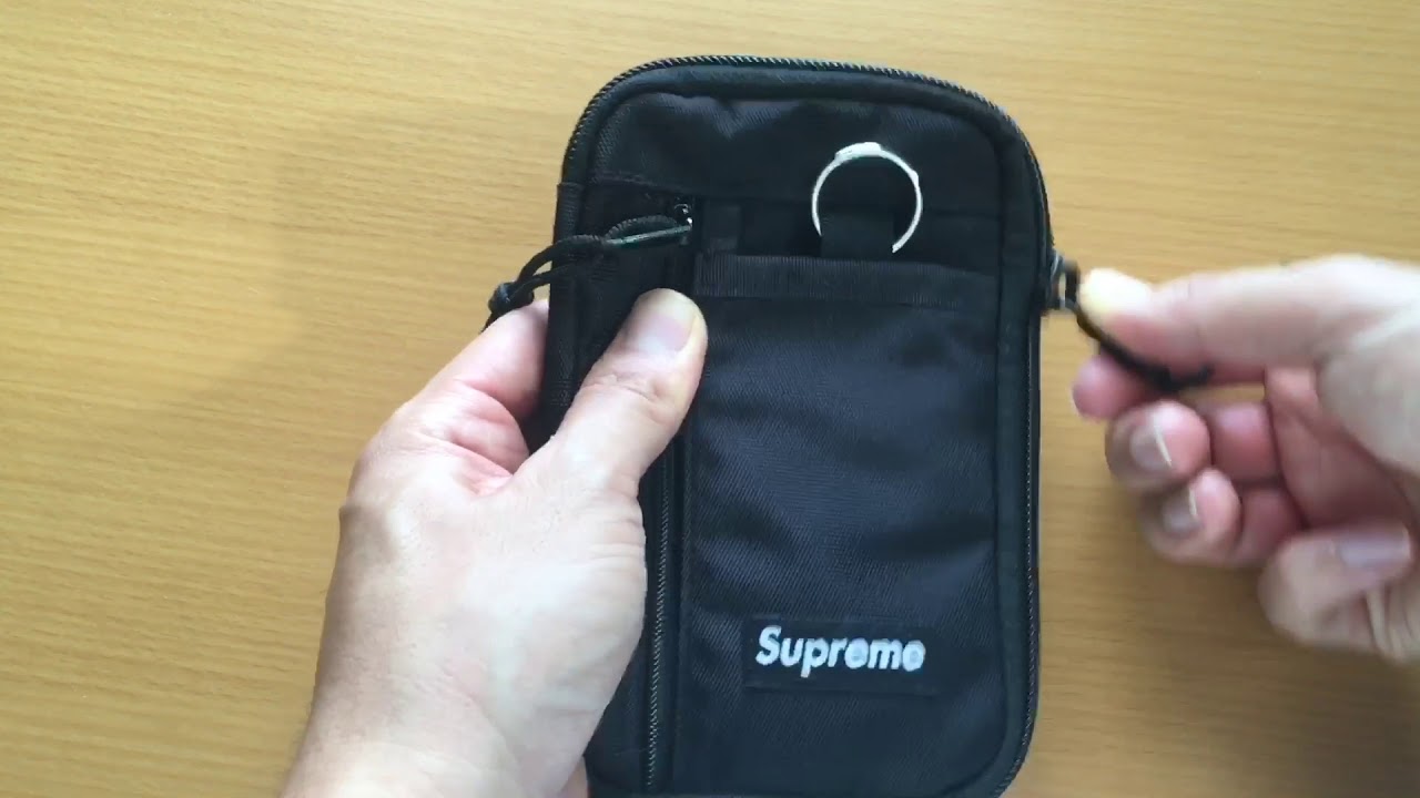 supreme 19fw small zip pouch