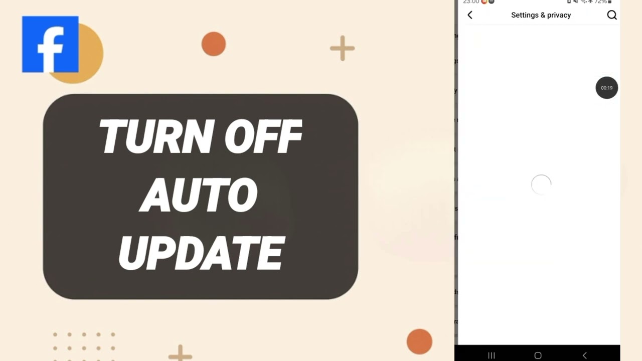 How To Turn Off Auto Update On Facebook App