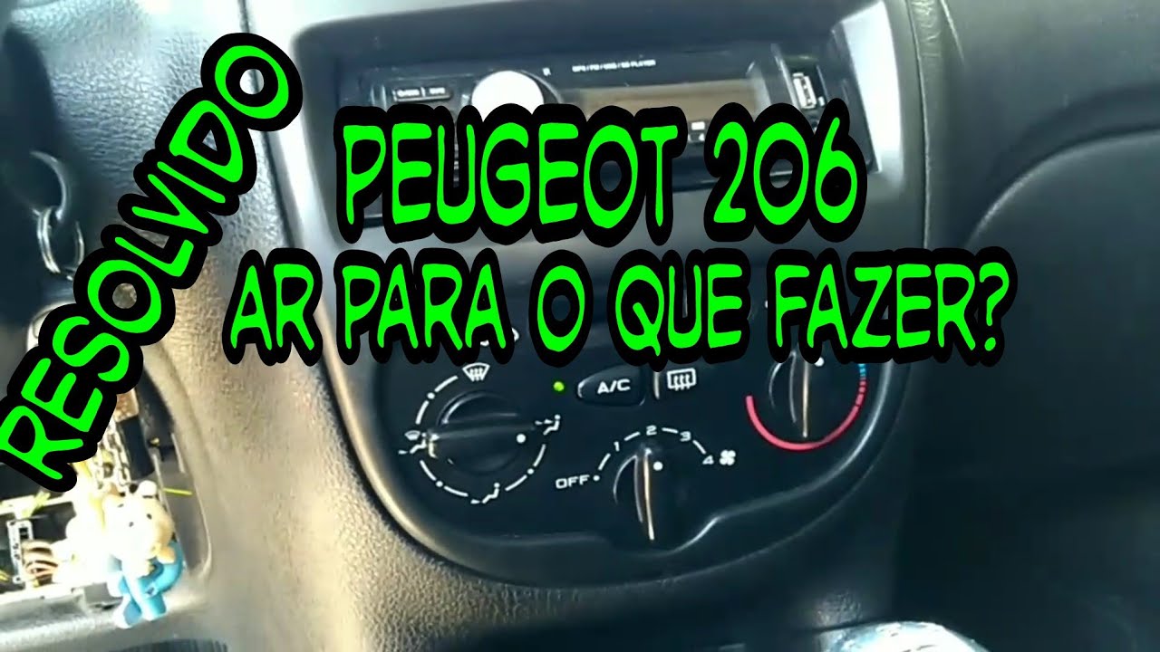 🔴Ar do Peugeot 206 parou solução rápida #ederson #ferrarini