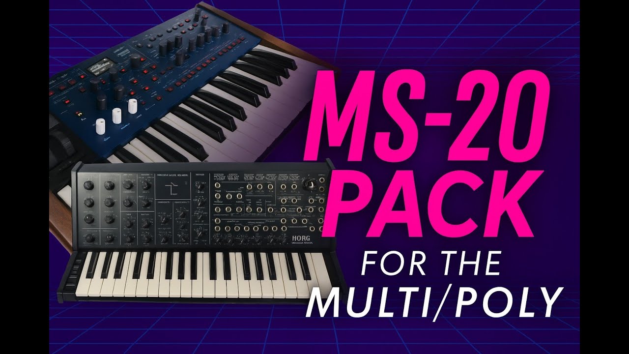 Korg MS‑20 Sounds on the Multi/Poly — Complete Pack Demo