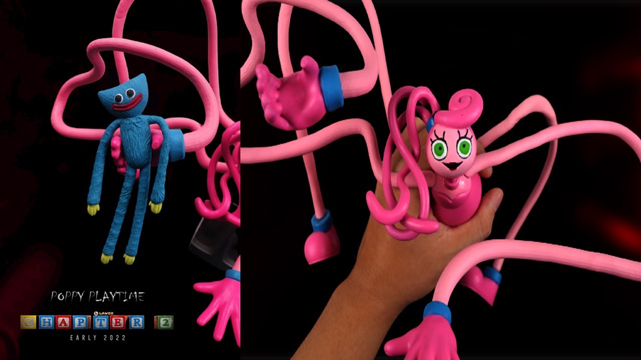 DIY: ✋Mommy Long Legs Spider in Real Life🤚 Articulated Clay 3D Figure Poppy  Playtime Chapter 2 