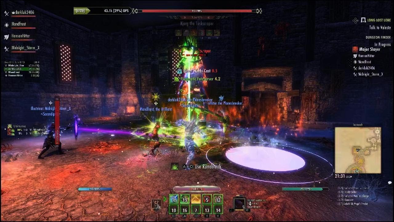 The Elder Scrolls Online Icereach trifecta arc pov - YouTube
