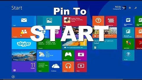 Windows 8.1 Update 1 - How to Pin to Start!!! Tutorial Review - Beginners Video Guide 2014