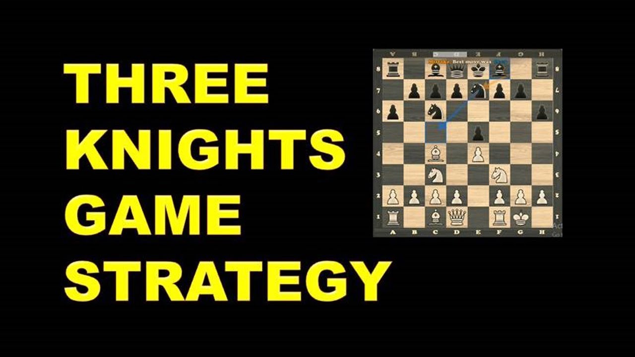 Chess Play And Learn - Three Knights Game 