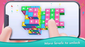 Tap Away 3D:Block Cube Puzzle Mobile Game | Gameplay Android