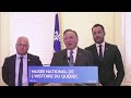 Le pm franois legault annonce la cration du muse national de lhistoire  25 avril 2024