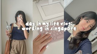 day in my life as a working young adult in singapore 👩🏻‍💻 cooking, gym, korean snacks haul 🤩