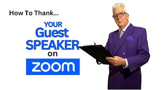 Thank a Speaker on Zoom