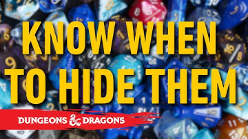 Why You Should Hide Your Dice Rolls in D&D 5e