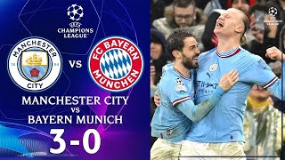 Manchester City vs Bayern Munich 3-0 Extended Highlights | Quarter Final #UCL 2023 #haaland