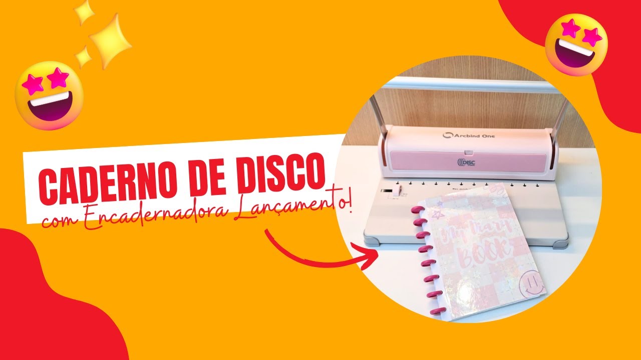 Capa do vídeo Passo a passo Caderno de disco com a encadernadora soft disco da Marpax! | Lançamento