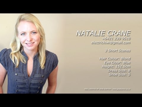 Natalie Crane Audition Reel