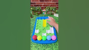 Brain-training logical route puzzle x Water Marble Run ☆ Colorful balls