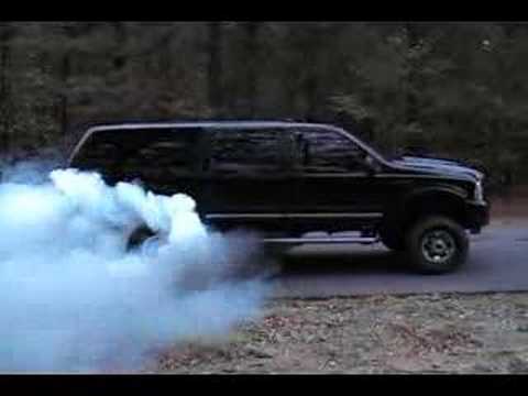 Massive Ford Excursion Burnout