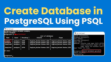 How to Create Database in PostgreSQL Using PSQL SQL Shell 2025 | PostgreSQL Create Database