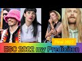 ESC 2022 Final : my Prediction