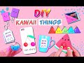 7 DIY Super Easy Kawaii Things - POP IT Fidget Toys, Gift Box, School Supplies, Phone case and more!