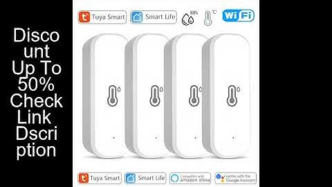 Tuya Smart WIFI Temperature Humidity Sensor  APP Remote Monitor For Smart Home Smart Life Works With