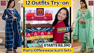 Meesho Ka Sabse Zabardast Haul💫Meesho Sober Elegant kurti Sets For Partying & For Daily/Officewear 🎀