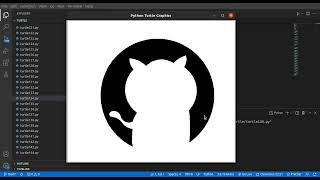 Draw Github logo in python language - App Stack