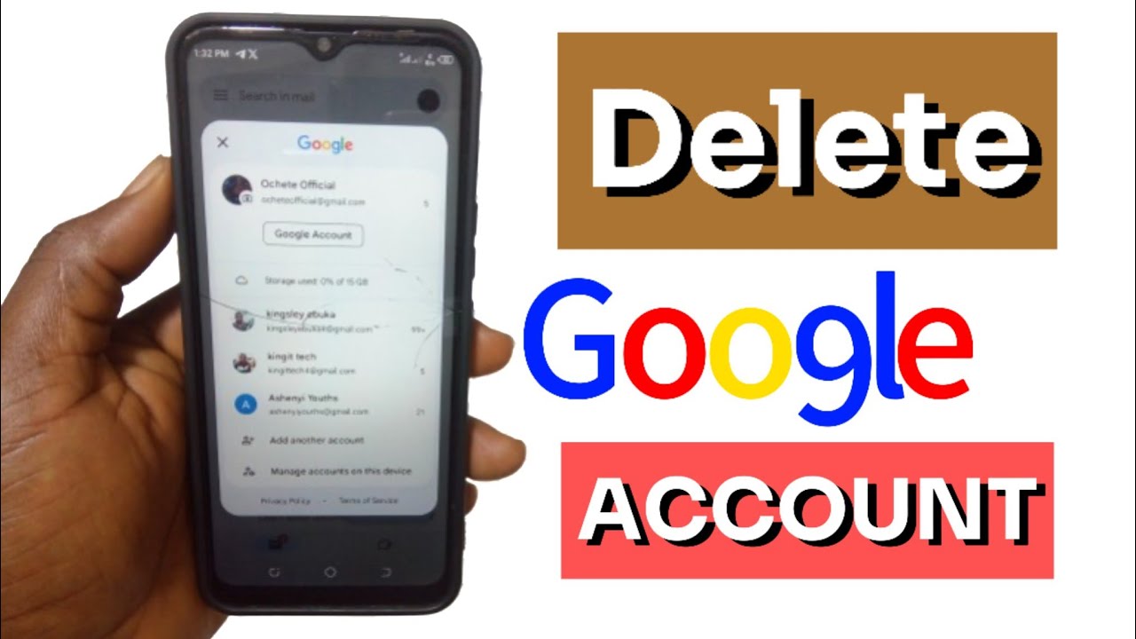How to Delete Google Account Permanently on Android Phone. - YouTube